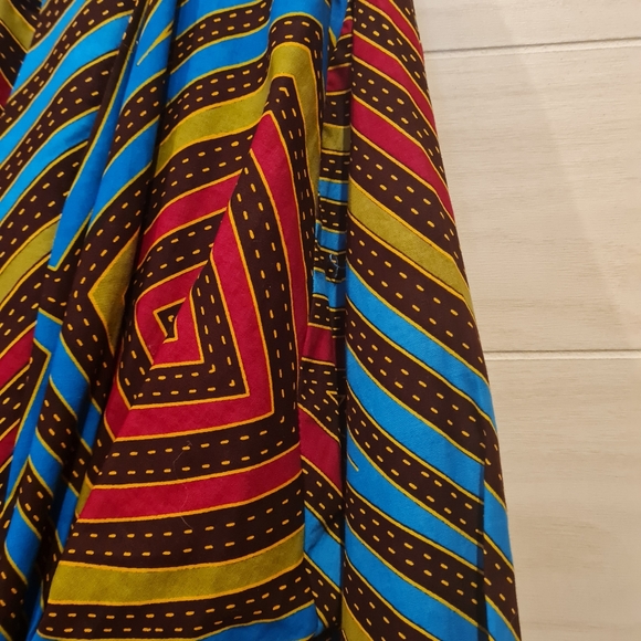 Ankara Print Unisex Lounge Robe - Picture 3 of 4